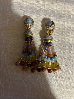 Jose and Maria Barrera clip on earrings